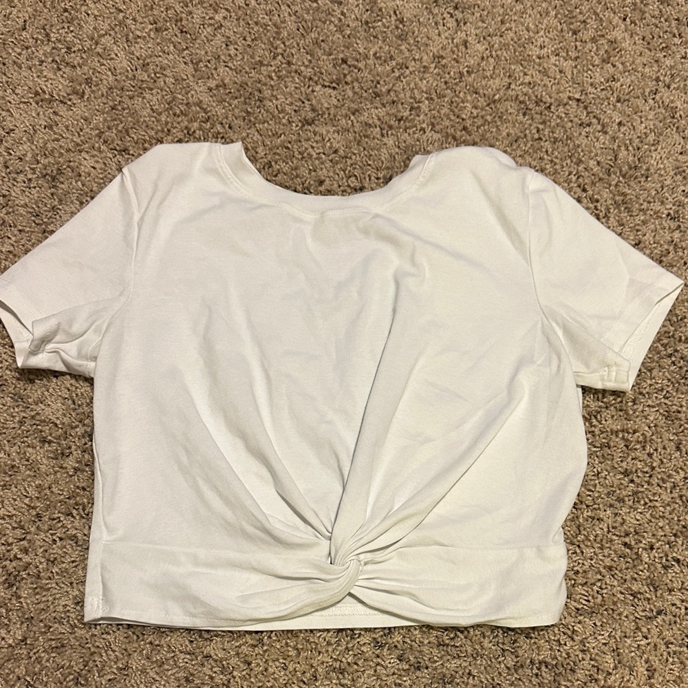 White Knotted Women's Top